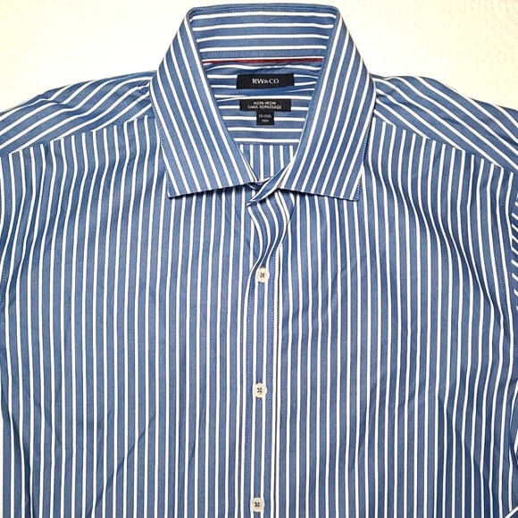 RW&CO Men's Medium Dress Shirt - Picture 3 of 9